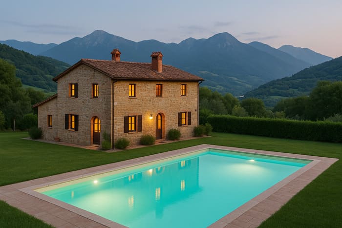 Capodanno a La spezia Campagna nel verde foto
